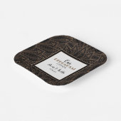 ブティックしゃれている!リハーサルディナーパーティープレート ペーパープレート (傾斜あり)