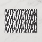 ブティックの平らなシックな男の子のテーブルカード プレイスカード (裏面)