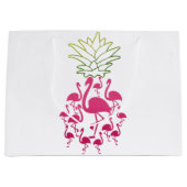 ブティックや中小企業向けのクラフトギフトトート ラージペーパーバッグ (正面)