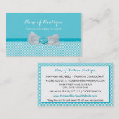 ブティックガーリーアクアジンガムキュートパールバラボウ 名刺 (正面/裏面)