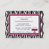 ブティックシックなパイベーカリー 名刺 (裏面)