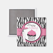 ブティックシックカップケーキマグネットB2 マグネット (正面/裏面)