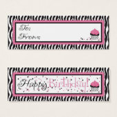 ブティックシックスキニーギフトラベル (正面&裏面)