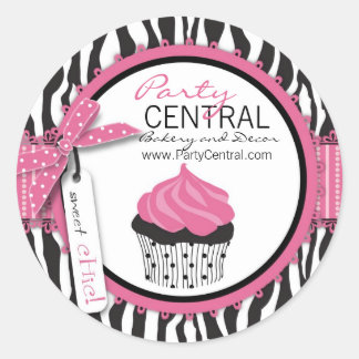 ブティックシックビジネスステッカー ラウンドシール