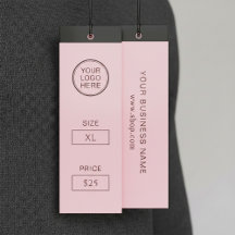ブティックショップ向けカスタム価格タグテンプレート