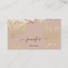 ブティックショップQRコードパウダーバラフローラ 名刺