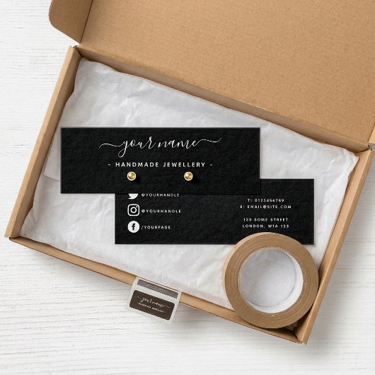 ブティックシンプルイヤリングミニディスプレイカード