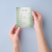 ブティックジュエリーSPAヘアデザイナーミント チラシ (手)