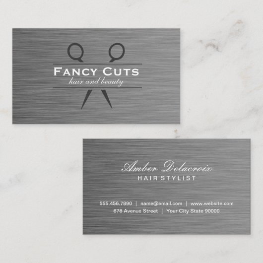 ブティックスチール | モダンLuxe 名刺 (正面/裏面)