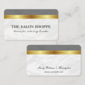 ブティックドット金ゴールドトリム 名刺 (正面/裏面)