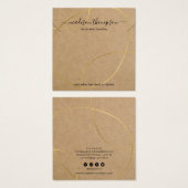 ブティックネックレスジュエリーディスプレイ (正面&裏面)