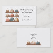 ブティックハンドバッグアクセサリー名刺 名刺 (正面/裏面)