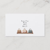 ブティックハンドバッグアクセサリー名刺 名刺 (裏面)