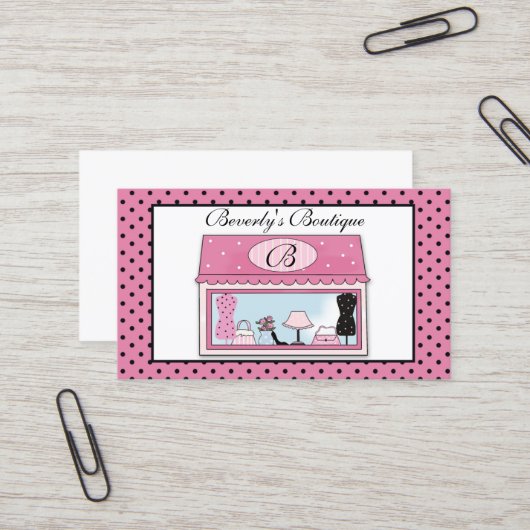 ブティックビジネスカード 名刺 (正面/裏面インサイチュ)