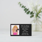 ブティックファッションとジェムズ名刺 名刺 (スタンド正面)