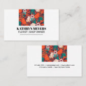 ブティックフラワーズ |例花 名刺 (正面/裏面)