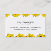 ブティックフラワーズ | 太陽の花、小さいIV 名刺 (裏面)