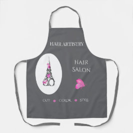 ブティックヘアサロンビジネスのブランドハサミ エプロン