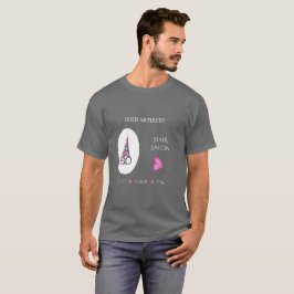 ブティックヘアサロンビジネスブランディングハサミ Tシャツ