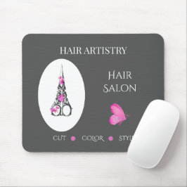 ブティックヘアサロンビジネス ブランディング シザー マウスパッド