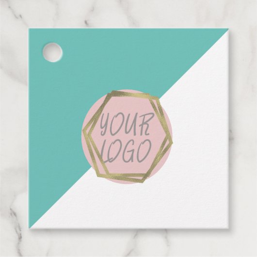 ブティックモダンウェアブランディングサイズロゴギフト フェイバータグ (正面)