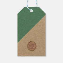 ブティックモダンウェアブランディングサイズロゴ ギフトタグ