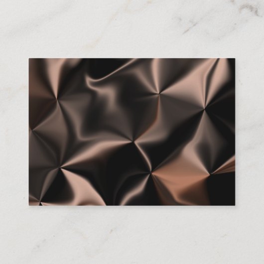 ブティックモダン美しいブラウンサンキューロゴ 名刺 (裏面)