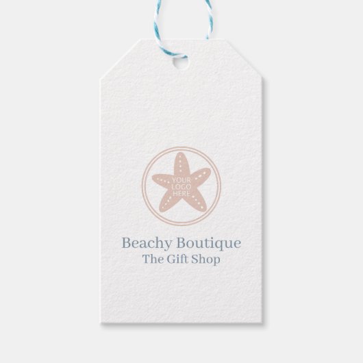 ブティックロシンプルゴQRコードサイズ価格 ギフトタグ (正面)