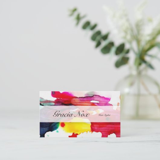 ブティック及びスパ 名刺 (スタンド正面)