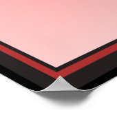 ブティック店舗の赤と黒のトピアリーがオープン ポスター (角)