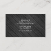 ブティック理容師ショップウッドウィズモノグラム 名刺 (裏面)