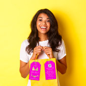 ブティック衣料品価格製品説明QRPink ギフトタグ