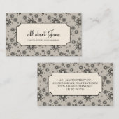 ブティック・ビジネス・カード 名刺 (正面/裏面)