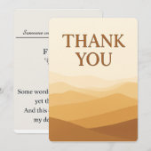 ブティック・ブランドおよび手作り販売業者向け サンキューカード (正面/裏面)