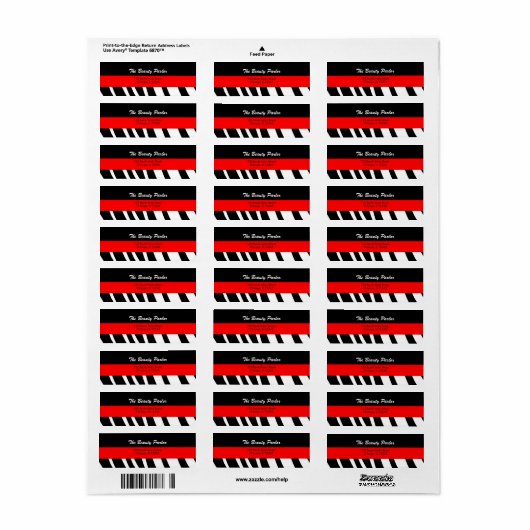 ブティック ラベル (フルシート)