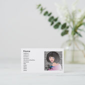 ブティック、美容院またはメーキャップアーティストを作って下さい 名刺 (スタンド正面)