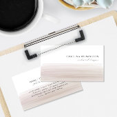 ブティッモダンクサンディブラウンウォーターカラービジネス エンクロージャーカード