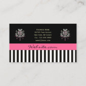 ブティフランスのックシャンデリア~名刺 名刺 (裏面)