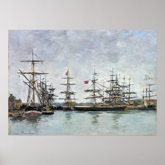 ブディン – Deauville 1880 ポスター (正面)