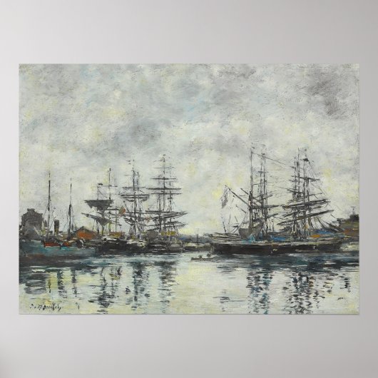 ブディン – Deauville 1885 ポスター (正面)