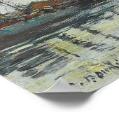 ブディン – Deauville 1885 ポスター (角)