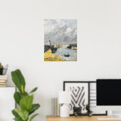 ブディン – Trouville Jetties In Harbor 1896 ポスター (ホームオフィス)