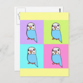 ブディーズアポップ・アートのート ポストカード (正面/裏面)