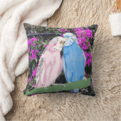 ブディーズアンドピンキーマウヴブーゲンビリア クッション (ブランケット)