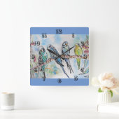 ブディーズブッジーブッジェリガーバードルームクロック スクエア壁時計 (ホーム)