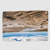 ブディールビーチ（アイスランド） ゴルフタオル (横)