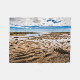 ブディールビーチ（アイスランド） フリースブランケット