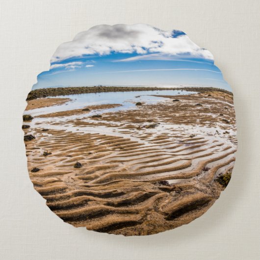 ブディールビーチ（アイスランド） ラウンドクッション (正面)