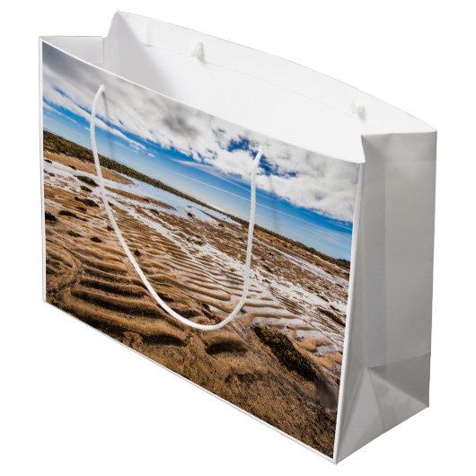 ブディールビーチ（アイスランド） ラージペーパーバッグ (裏面アングル)