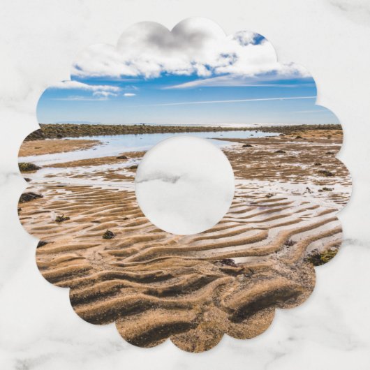 ブディールビーチ（アイスランド） ワイングラスタグ (裏面)